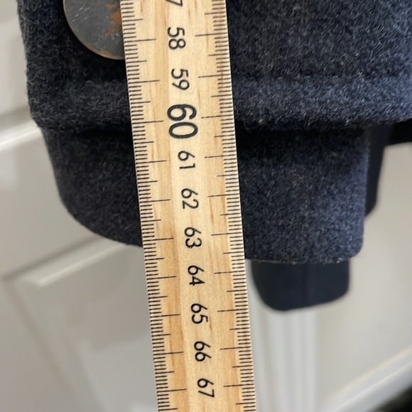 Aritzia Babaton - Wool Pea Coat Jacket - Dark Charcoal - medium - Picture 13 of 16